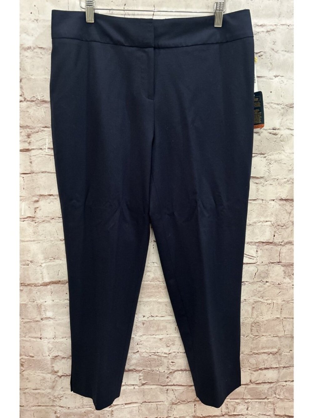 Pendleton Ultra 9 Stretch Wool Classic Flat Front Pant Size 12 NEW Navy Blue